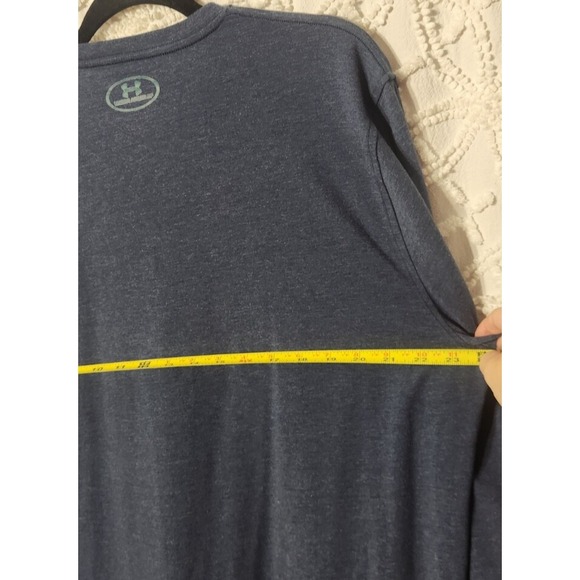 Under Armour Mens I Hunt Long Sleeve Tee Size XL Navy Blue Casual Lounge - Picture 8 of 11